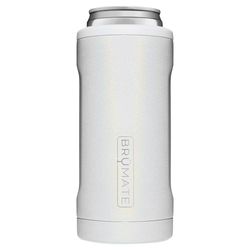 BruMate Hopsulator 12 oz Glitter White BPA Free Can Insulator