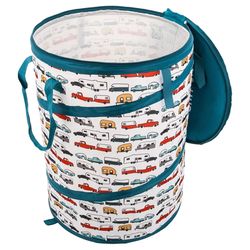 Camco Pop Up RV Pattern 30 gal Multicolored Pop-up Storage Container