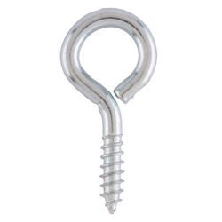 Ace 1/8 in. D X 1-7/16 in. L Zinc-Plated Steel Screw Eye 45 lb. cap. 50 pk