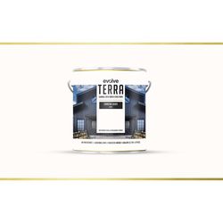 Evolve Terra Flat Black Water-Based Barn and Fence Paint Exterior and Interior 1 gal