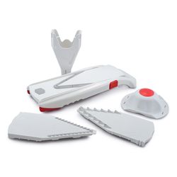 Borner White Plastic/Stainless Steel V-Slicer
