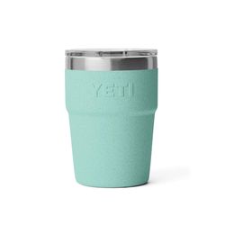 YETI Rambler 16 oz Sea Stone BPA Free Tumbler with MagSlider Lid