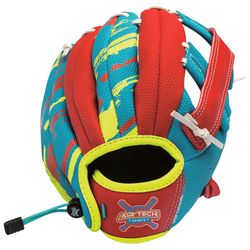Franklin Air Tech Red/Royal PVC Baseball Glove 1 pk