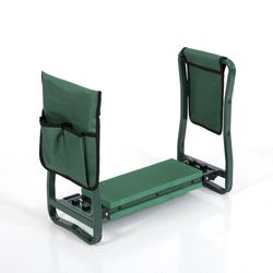 Seina 10.24 in. W X 5.5 in. D Green Garden Kneeler/Seat