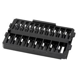 Milwaukee Shockwave 11.99 in. L X 3/8 in. drive Metric Socket Tray 1 pc