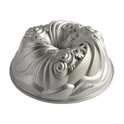 Nordic Ware Let it Snow 9.5 in. W X 9.5 in. L 9.5 in. Bundt Pan Silver