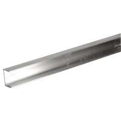 Boltmaster 1/16 in. X 1/4 in. W X 72 in. L Mill Aluminum U Channel