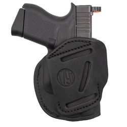 1791 Gunleather Stealth Black Leather Holster