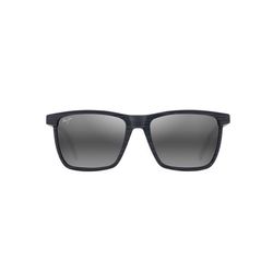 Maui Jim One Way Sunglasses Unisex Gray Stripe Frame Neutral Gray Lens Polarized