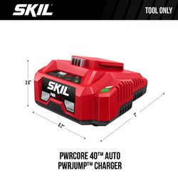 SKIL 40V PWRCORE SC5364-00 2.5 Ah Lithium-Ion Battery Charger 1 pc