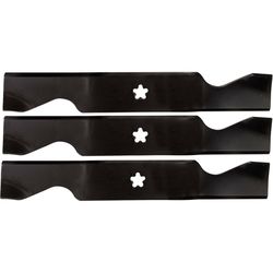 Stens 54 in. High-Lift Mower Blade For Riding Mowers 3 pk