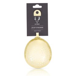 Viski Gold Metal Cocktail Strainer