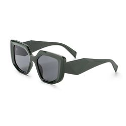 Optimum Optical Sunglasses Unisex Green Frame Black Lens
