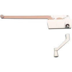 Prime-Line White Steel Left Single-Arm Casement Window Operator For Truth