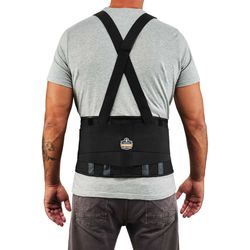 Ergodyne ProFlex 28 in to 46 in. Spandex Back Support Brace Black One Size Fits All 1 pc