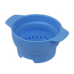 Progressive Prepworks Teal Silicone Can Strainer
