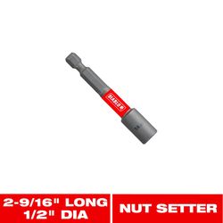 Diablo 1/2 in. X 2-9/16 in. L Black Oxide Magnetic Nut Setter 1 pc