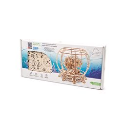 UGears Mechanical Aquarium Mechanical Model Kit Tan 325 pc