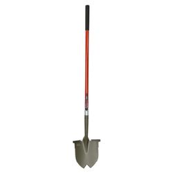 Radius Garden Root Slayer 56.75 in. Steel Round Shovel Fiberglass Handle