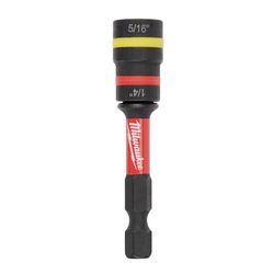 Milwaukee Quik Clear 1/4 and 5/16 in. X 2.425 in. L Steel Magnetic Nut Driver 1 each
