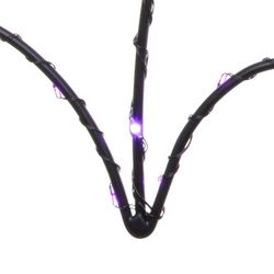 Celebrations Purple 120 ct 15 in. LED Prelit Illuminated Bat Halloween Decor