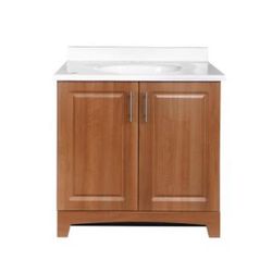 Royal Cabinets Single Oak Amati Bathroom Vanity 30 in. W X 17 in. D X 33.5 in. H