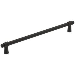 Amerock Destine Contemporary Bar Cabinet Pull 8-13/16 in. Matte Black Black 1 pk