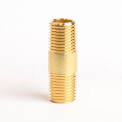 ATC 1/4 in. MPT X 1/4 in. D MPT Yellow Brass Nipple 1-1/2 in. L
