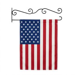 Briarwood Lane 15 in. L Metal Flag Wall Bracket