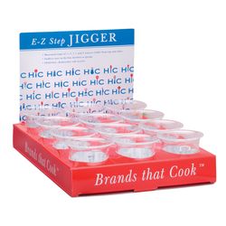Harold Import 2 oz Plastic Clear Jigger
