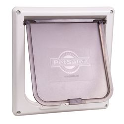 PetSafe 7-7/8 in. H X 7-1/2 in. W Small Plastic 2-Way Locking Pet Door