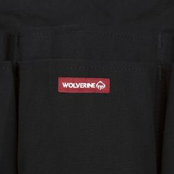 Wolverine Heavy Duty 6 pocket Cotton Waist Apron Onyx 1 pk