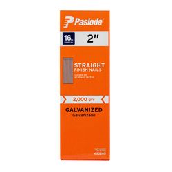 Paslode 2 in. L X 16 Ga. Straight Strip Galvanized Finish Nails 2000 pk