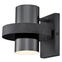 Westinghouse Exton 1-Light Distressed Aluminum Black Wall Sconce