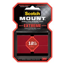 3M Scotch-Mount 3 in. L X 1 in. W Double-Sided Mounting Strips