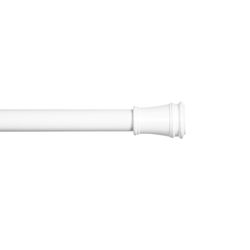 Kenney White Traditional/Transitional Tension Rod 28 in. L X 48 in. L