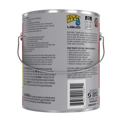 Flex Seal Family of Products Flex Seal Clear Liquid Rubber Sealant Coating 128 fl. oz.