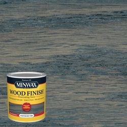 Minwax Wood Finish Semi-Transparent Satin Phantom Gray Oil-Based Penetrating Wood Stain 1 qt