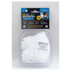 SoftSeal N95 Multi-Purpose V-Fold Disposable Respirator Valved White S 3 pk