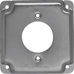 Raco Square Steel 4 in. H X 4 in. W Box Cover