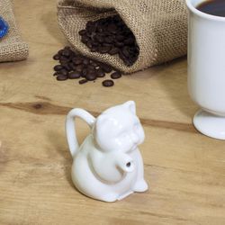 HIC Kitchen Porcelain Cat Creamer 1 pc