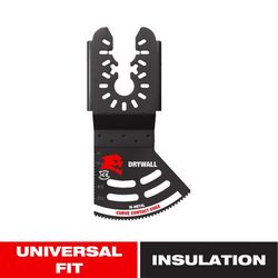 Diablo 3-1/2 in. X 3-1/2 in. W Bi-Metal Curved Contact Edge Oscillating Blade Insulation 1 pk