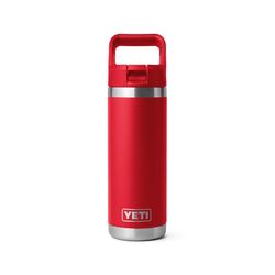YETI Rambler 18 oz Rescue Red BPA Free Bottle with Straw Cap
