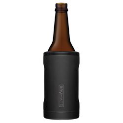 BruMate Hopsulator 12 oz Bottle Matte Black BPA Free Can Insulator