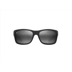 Maui Jim Ano Nui Sunglasses Men's Matte Black Frame Neutral Gray Lens Polarized