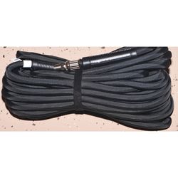Work Hose 50 ft. L X 1/4 in. D Flexible EPDM Rubber Air Hose 400 psi Black