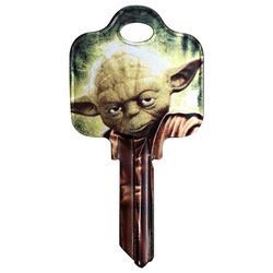 HILLMAN Star Wars Yoda House/Padlock Universal Key Blank Single