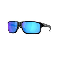 Oakley Gibston XL Sunglasses Men's Matte Black Frame Prizm Sapphire Lens