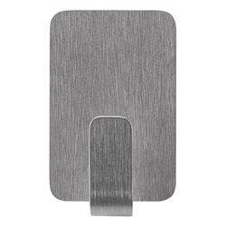3M Command Stainless Steel Metal Small Hook 0.5 lb. cap. 4 pk