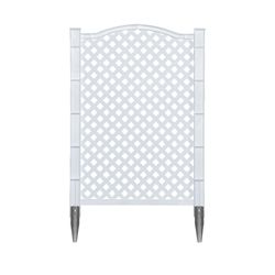Barrette Outdoor Living 32 in. W X 3.9 ft. L White Vinyl Lattice Panel